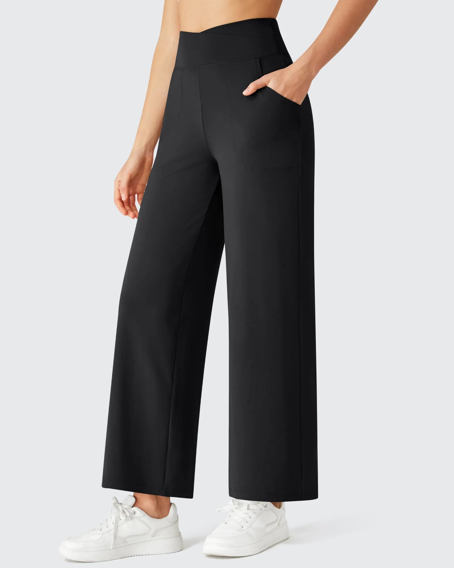 Pantalones de Yoga Anchos Hasta el Tobillo BareFeel de Gran Elasticidad
