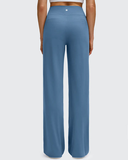 Pantalones de yoga de pierna ancha de alta elasticidad BareFeel