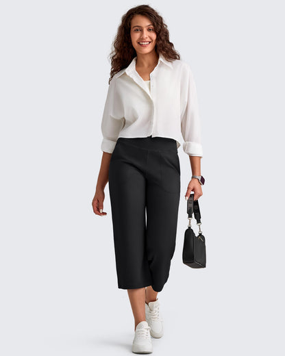 Pantalones Capri de tiro alto BareFeel