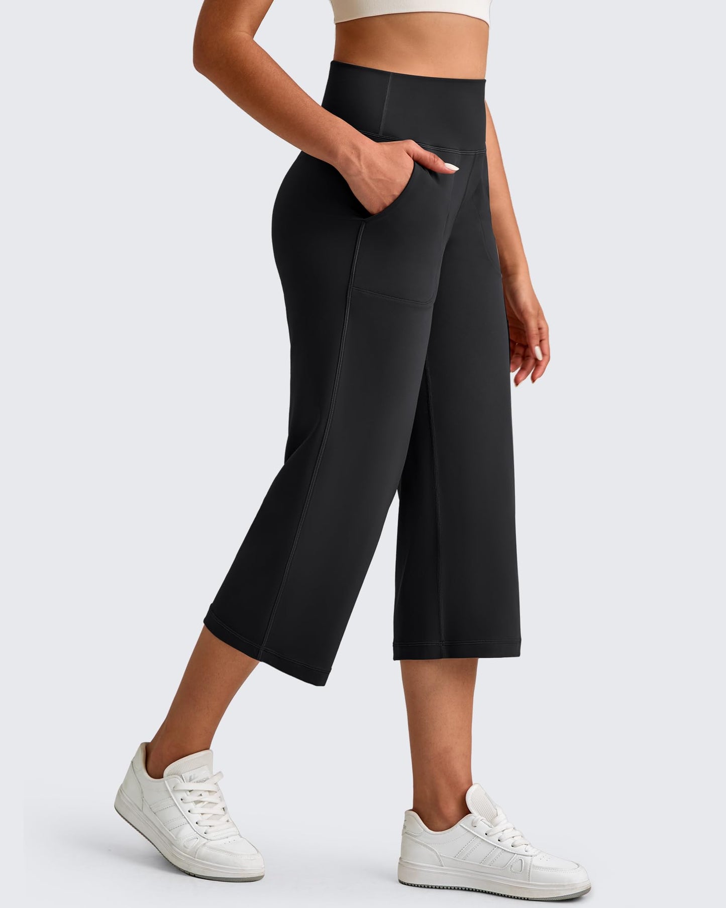 Pantalones Capri de tiro alto BareFeel