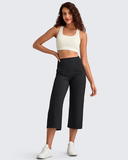 Pantalones Capri de tiro alto BareFeel