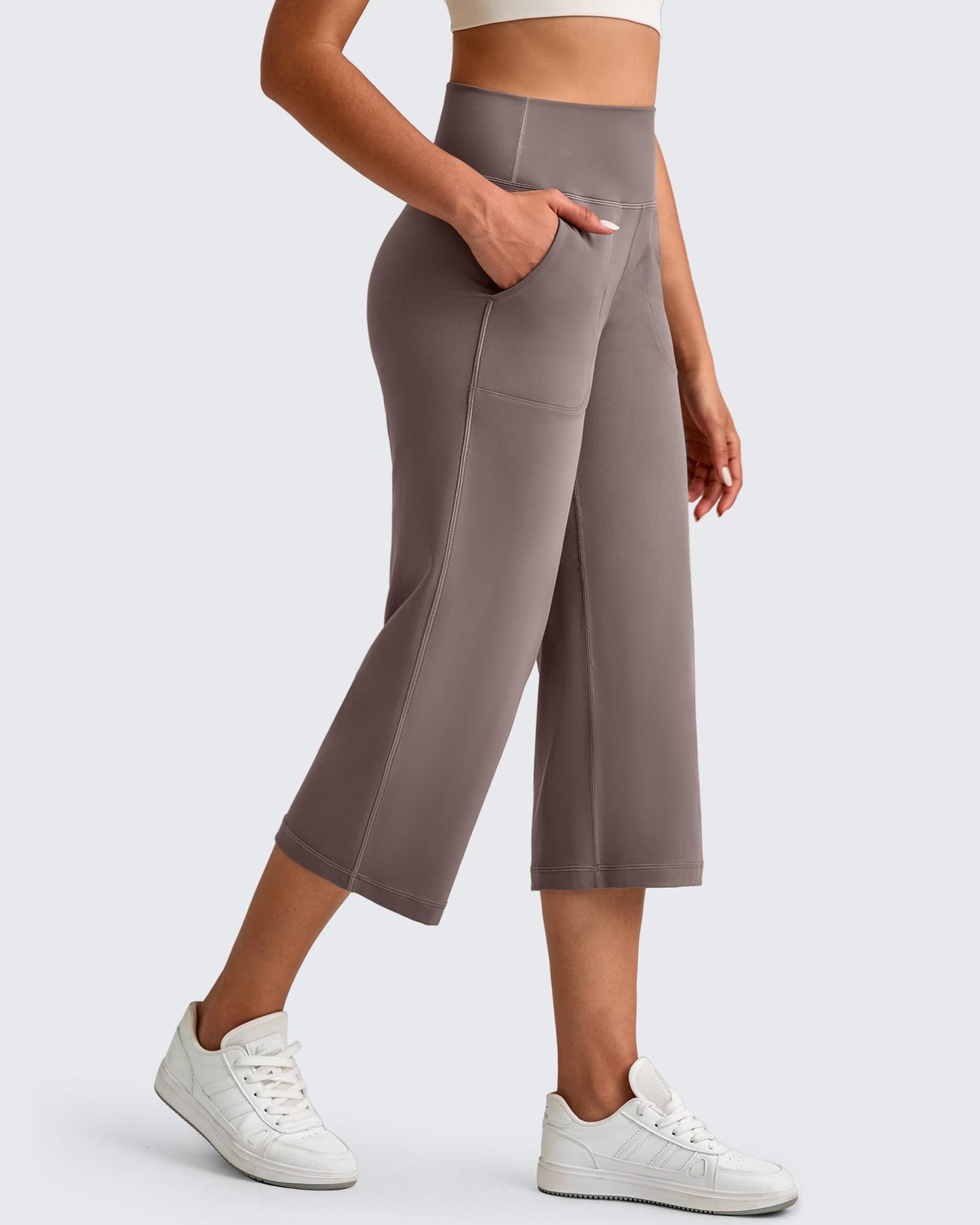 Pantalones Capri de tiro alto BareFeel