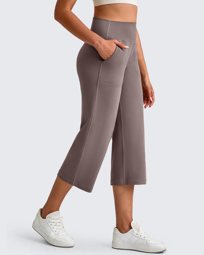 Pantalones Capri de tiro alto BareFeel