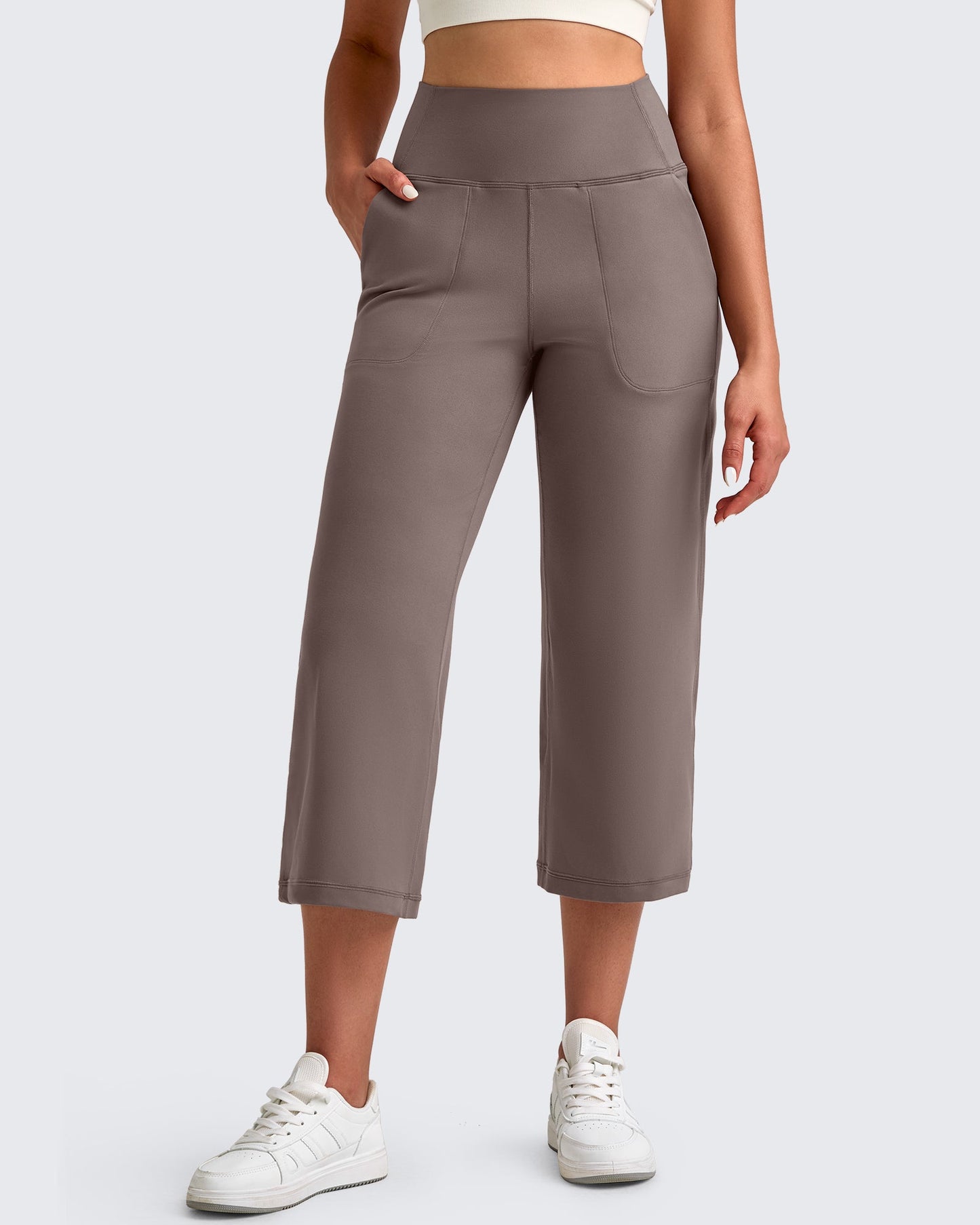 Pantalones Capri de tiro alto BareFeel
