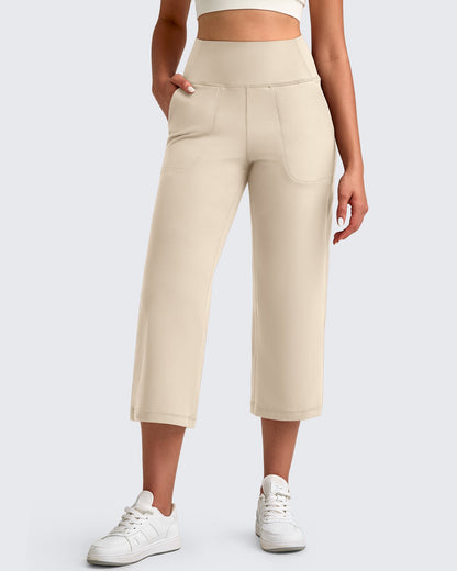 Pantalones Capri de tiro alto BareFeel