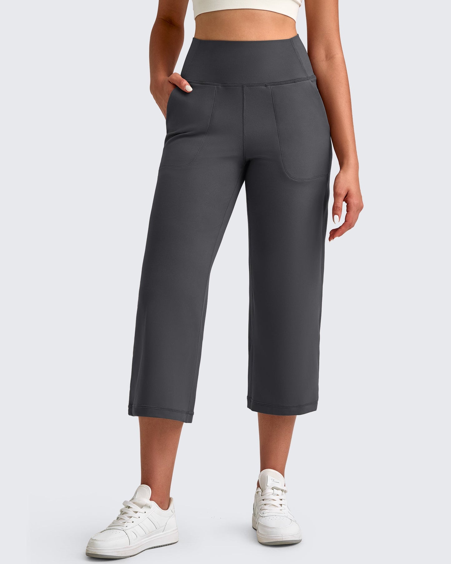 Pantalones Capri de tiro alto BareFeel