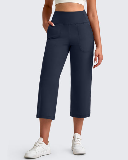 Pantalones Capri de tiro alto BareFeel