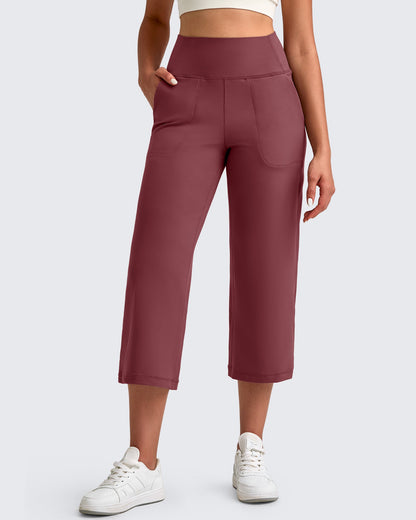 Pantalones Capri de tiro alto BareFeel