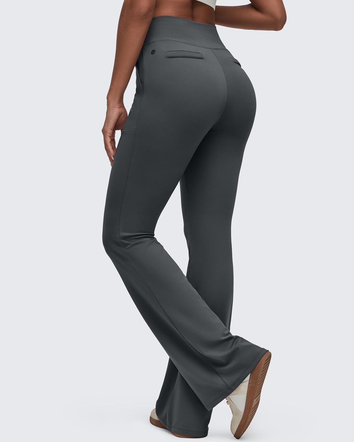 Pantalones Acampanados de Talle Alto BareFeel con Bolsillos
