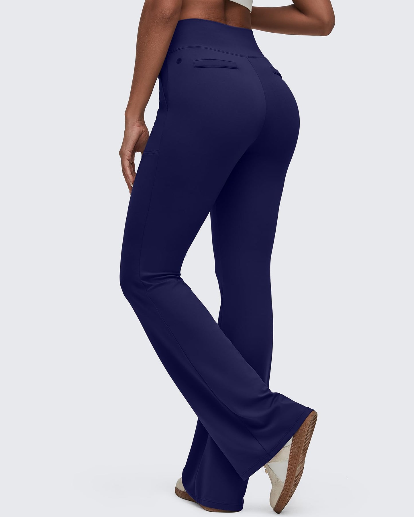 Pantalones Acampanados de Talle Alto BareFeel con Bolsillos