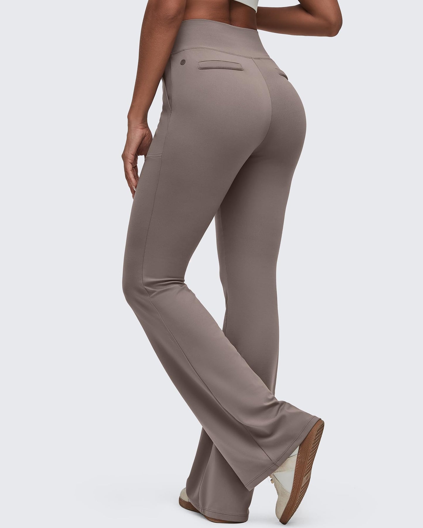 Pantalones Acampanados de Talle Alto BareFeel con Bolsillos