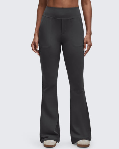 Pantalones Acampanados de Talle Alto BareFeel con Bolsillos