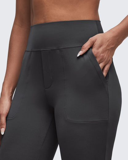 Pantalones Acampanados de Talle Alto BareFeel con Bolsillos