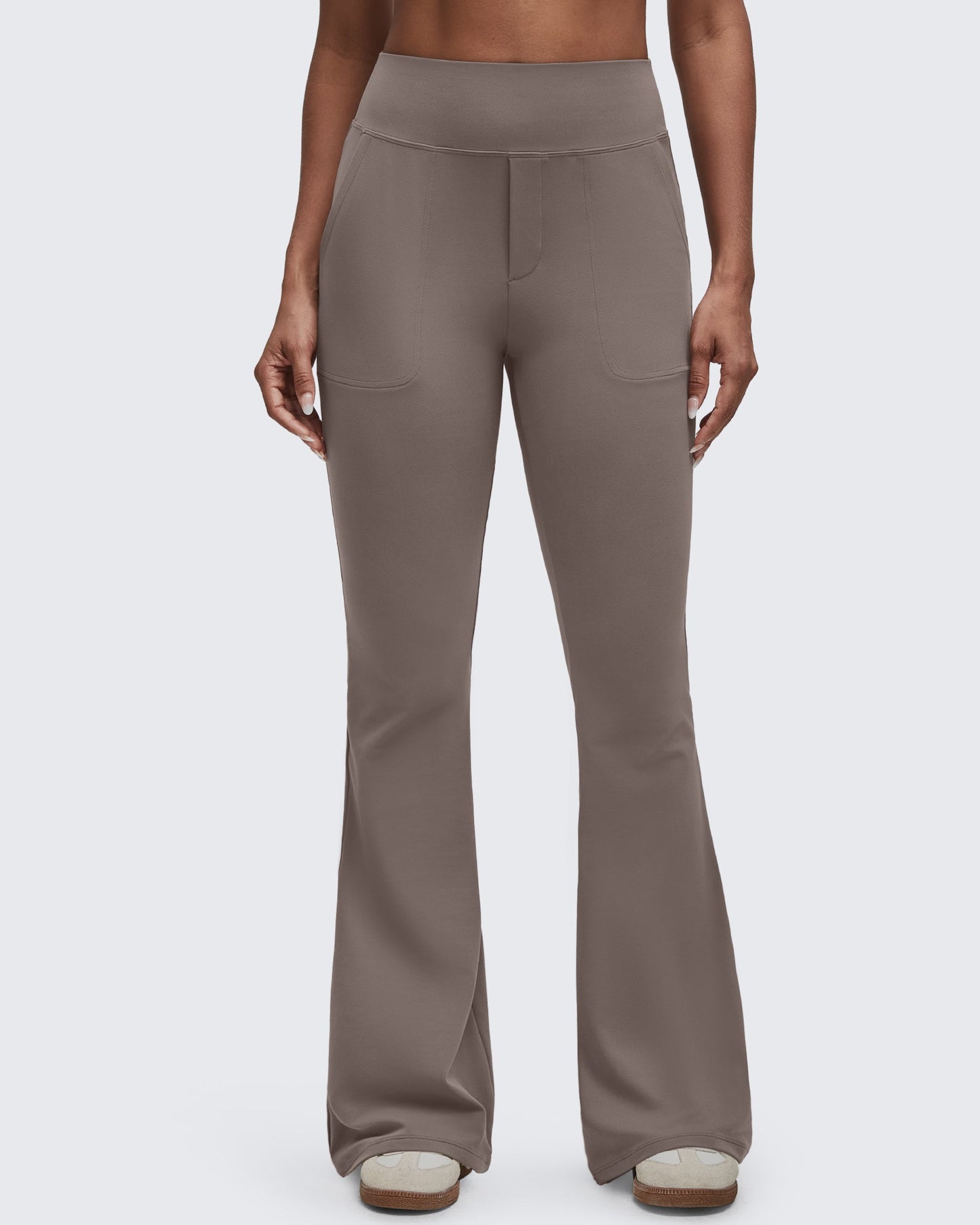 Pantalones Acampanados de Talle Alto BareFeel con Bolsillos