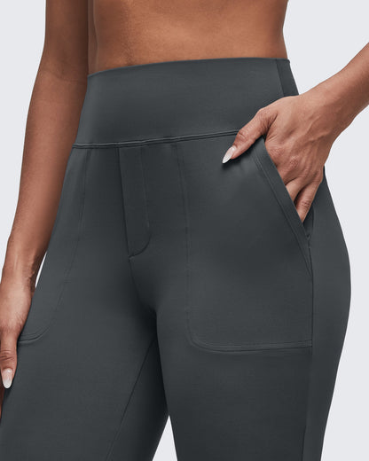 Pantalones Acampanados de Talle Alto BareFeel con Bolsillos