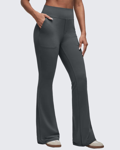 Pantalones Acampanados de Talle Alto BareFeel con Bolsillos