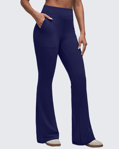 Pantalones Acampanados de Talle Alto BareFeel con Bolsillos