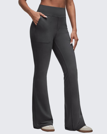 Pantalones Acampanados de Talle Alto BareFeel con Bolsillos