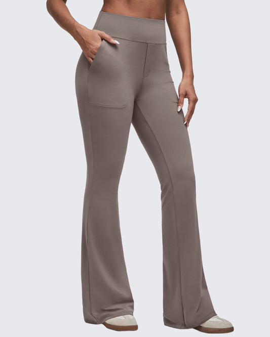 Pantalones Acampanados de Talle Alto BareFeel con Bolsillos