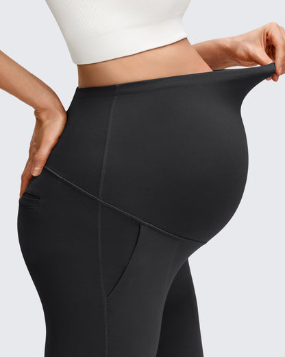 BareFeel Vestido de Maternidad con Bolsillos Leggings Acampanados