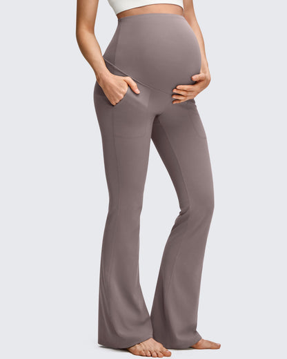 BareFeel Vestido de Maternidad con Bolsillos Leggings Acampanados