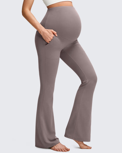 BareFeel Vestido de Maternidad con Bolsillos Leggings Acampanados
