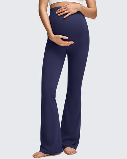 BareFeel Vestido de Maternidad con Bolsillos Leggings Acampanados