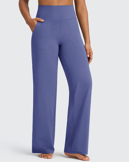 Pantalones de vestir de talle alto sin costuras BareFeel Petite