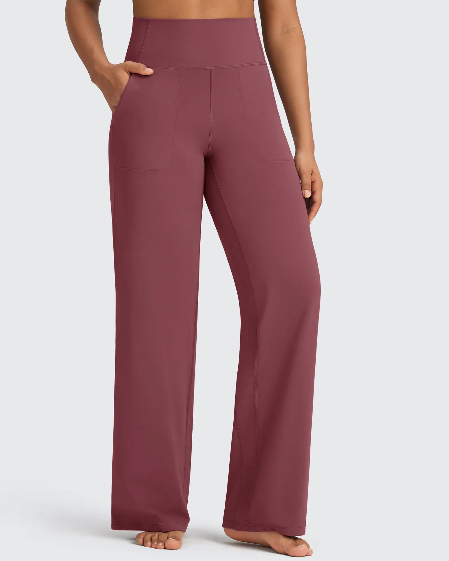 Pantalones de vestir de talle alto sin costuras BareFeel Regular