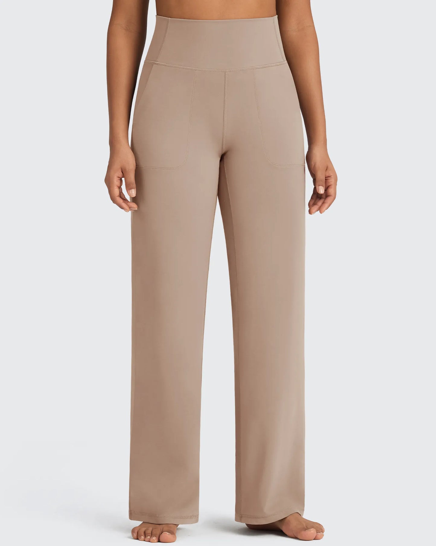 Pantalones de vestir de talle alto sin costuras BareFeel Regular