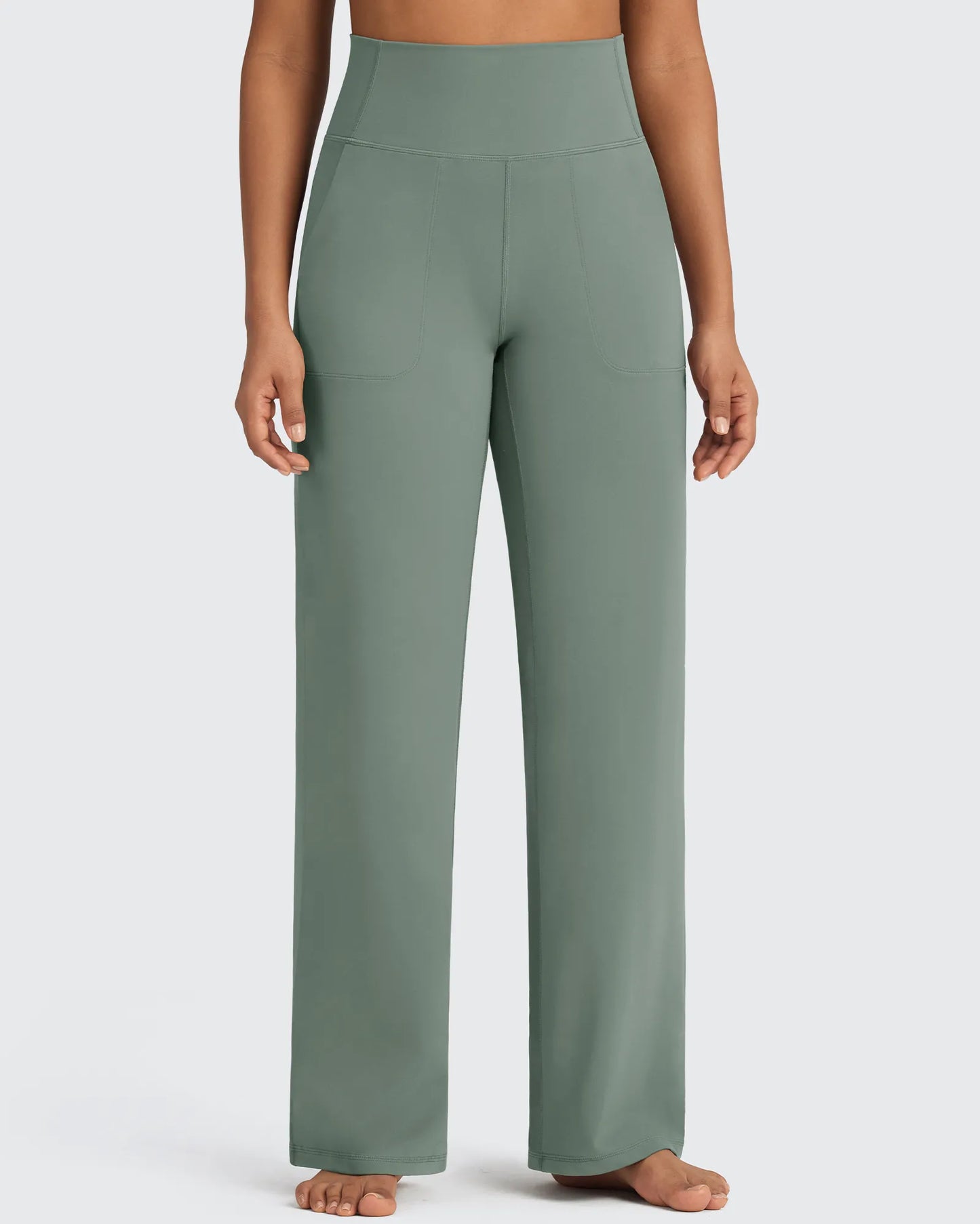 Pantalones de vestir de talle alto sin costuras BareFeel