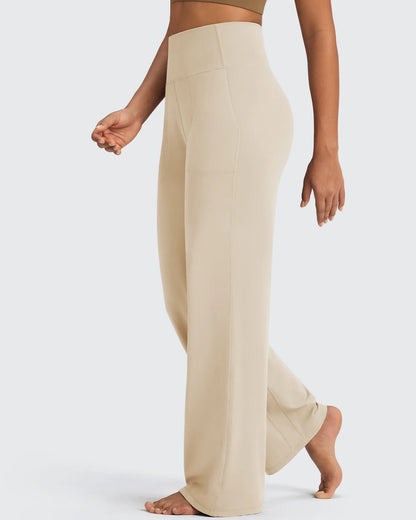 Pantalones de vestir de talle alto sin costuras BareFeel