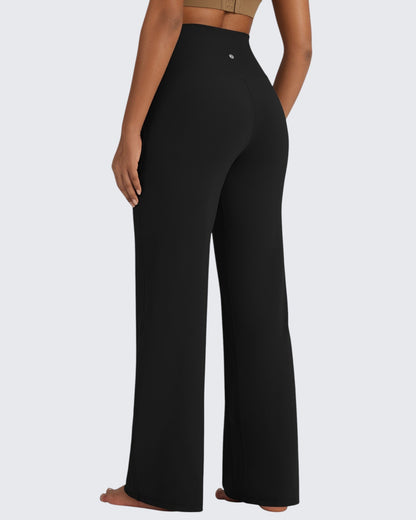 BareFeel Pantalones Elegantes de Tiro Alto Sin Costuras (Talla Alta)