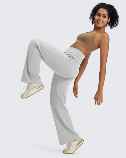 Pantalones de vestir de talle alto sin costuras BareFeel Regular