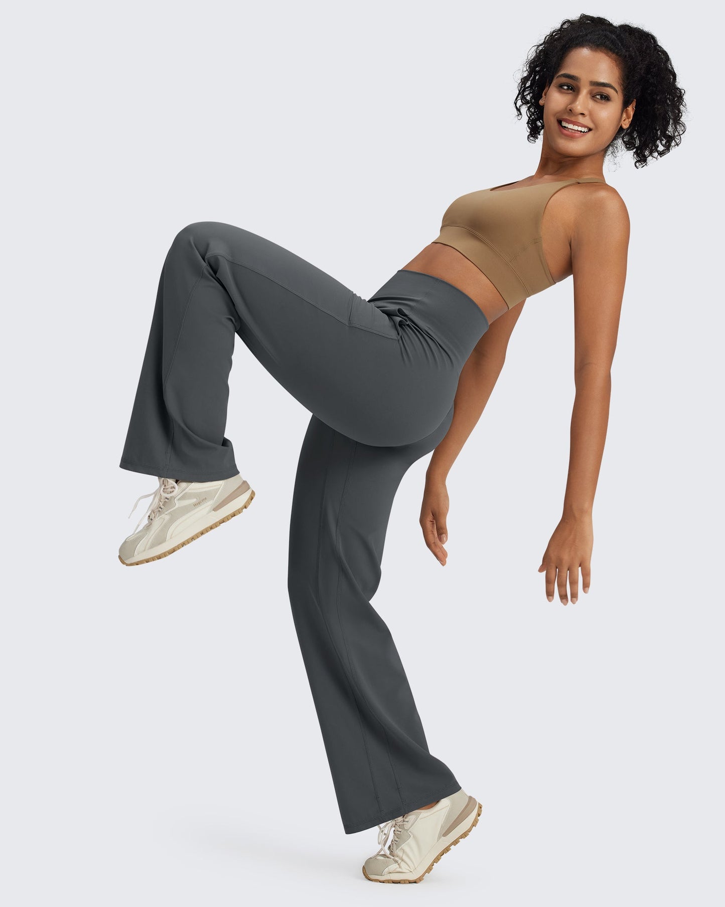 Pantalones de vestir de talle alto sin costuras BareFeel Regular