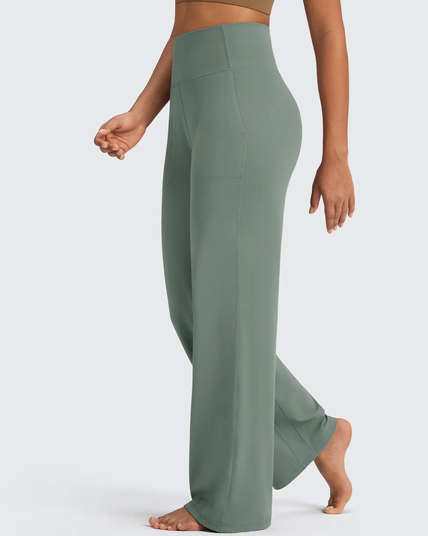 Pantalones de vestir de talle alto sin costuras BareFeel Regular