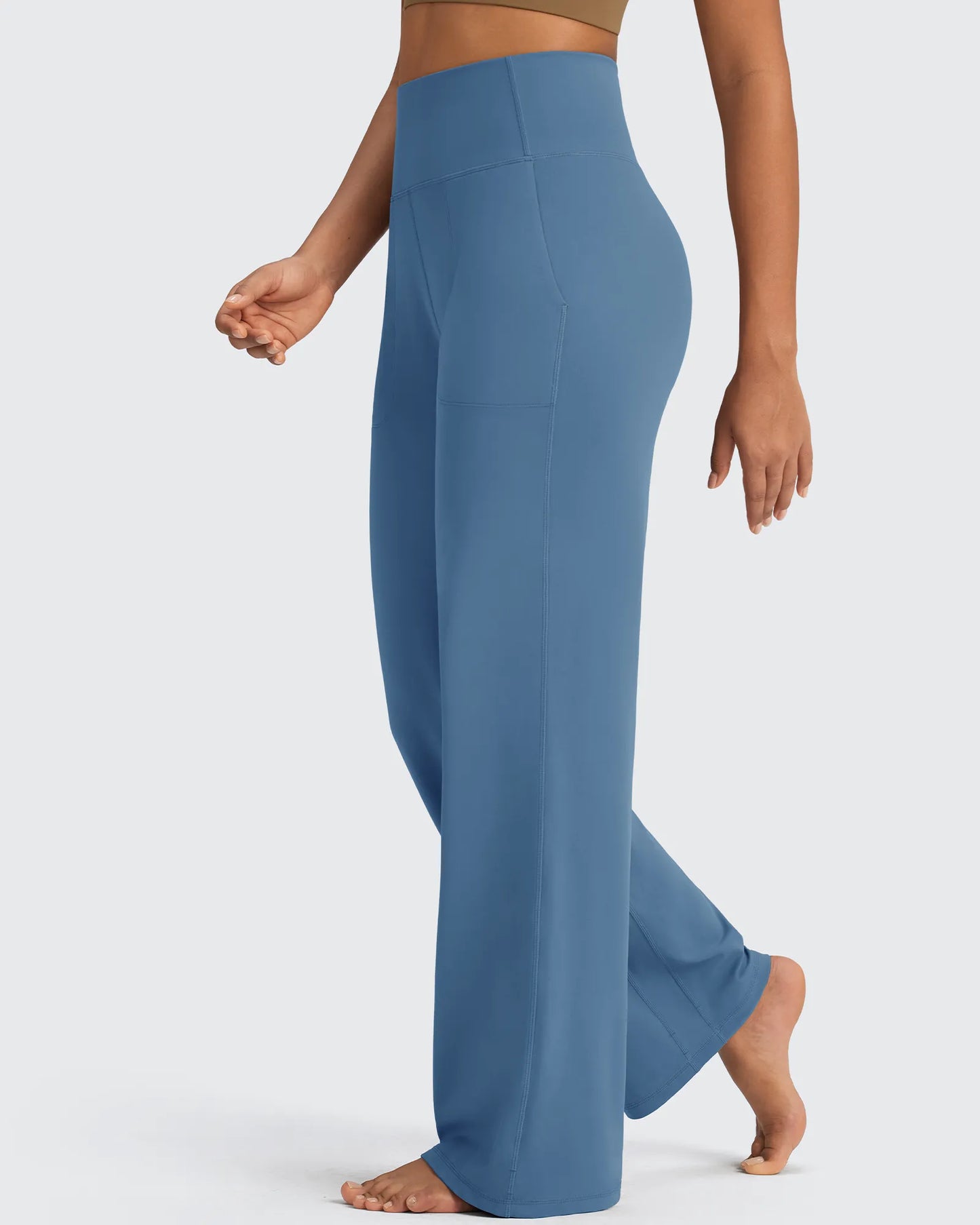 Pantalones de vestir de talle alto sin costuras BareFeel Regular