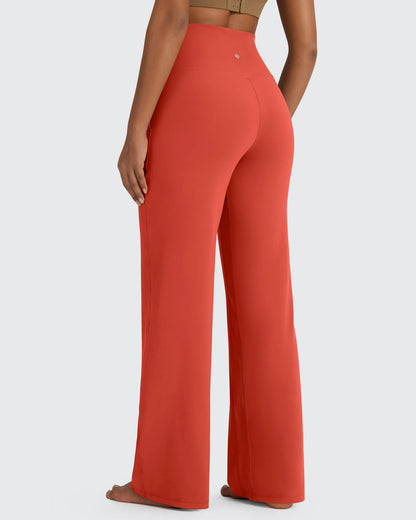 Pantalones de vestir de talle alto sin costuras BareFeel Petite