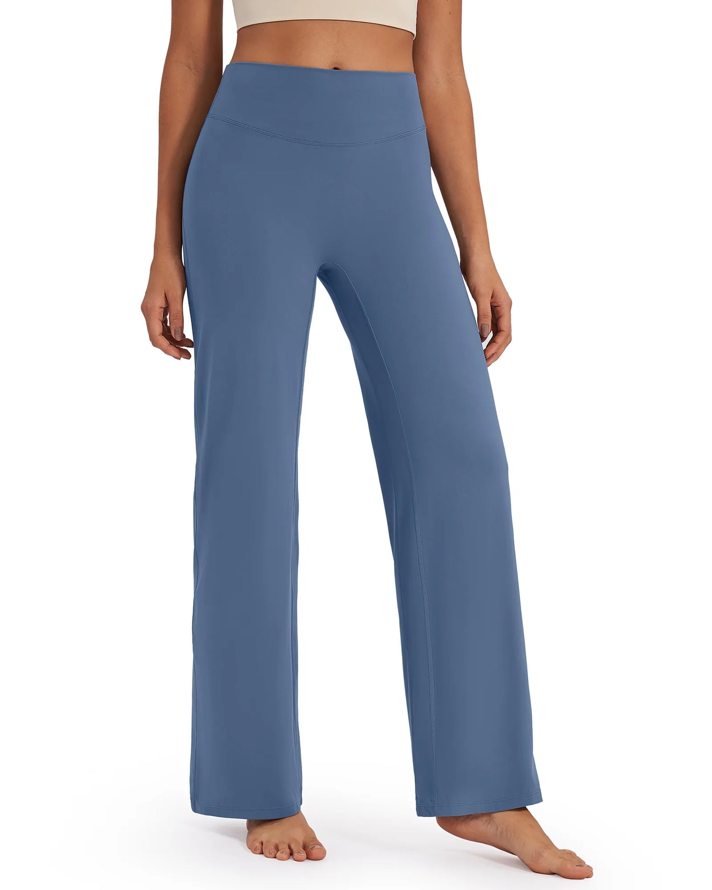 Pantalones de pernera ancha y talle alto BareFeel Tall
