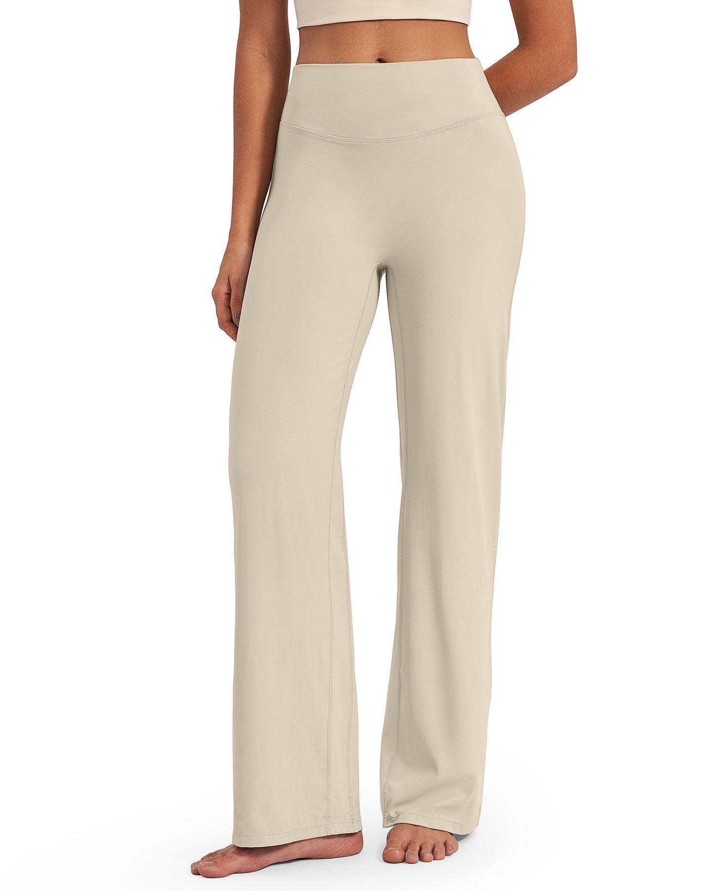 Pantalones de pernera ancha y talle alto BareFeel Regular