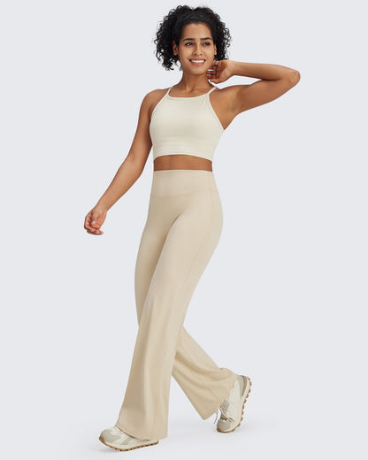 Pantalones de pernera ancha y talle alto BareFeel Regular