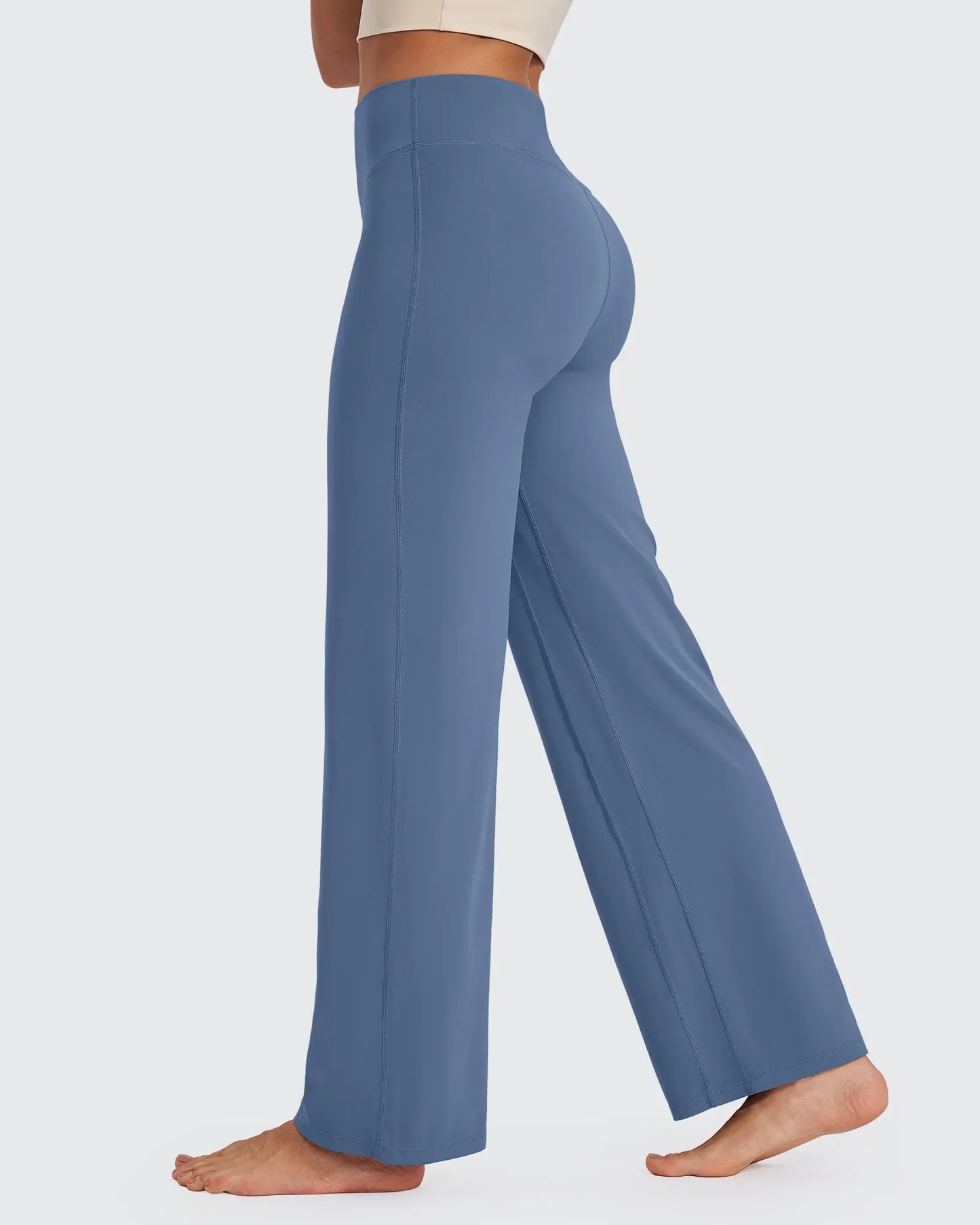 Pantalones de pernera ancha y talle alto BareFeel Tall