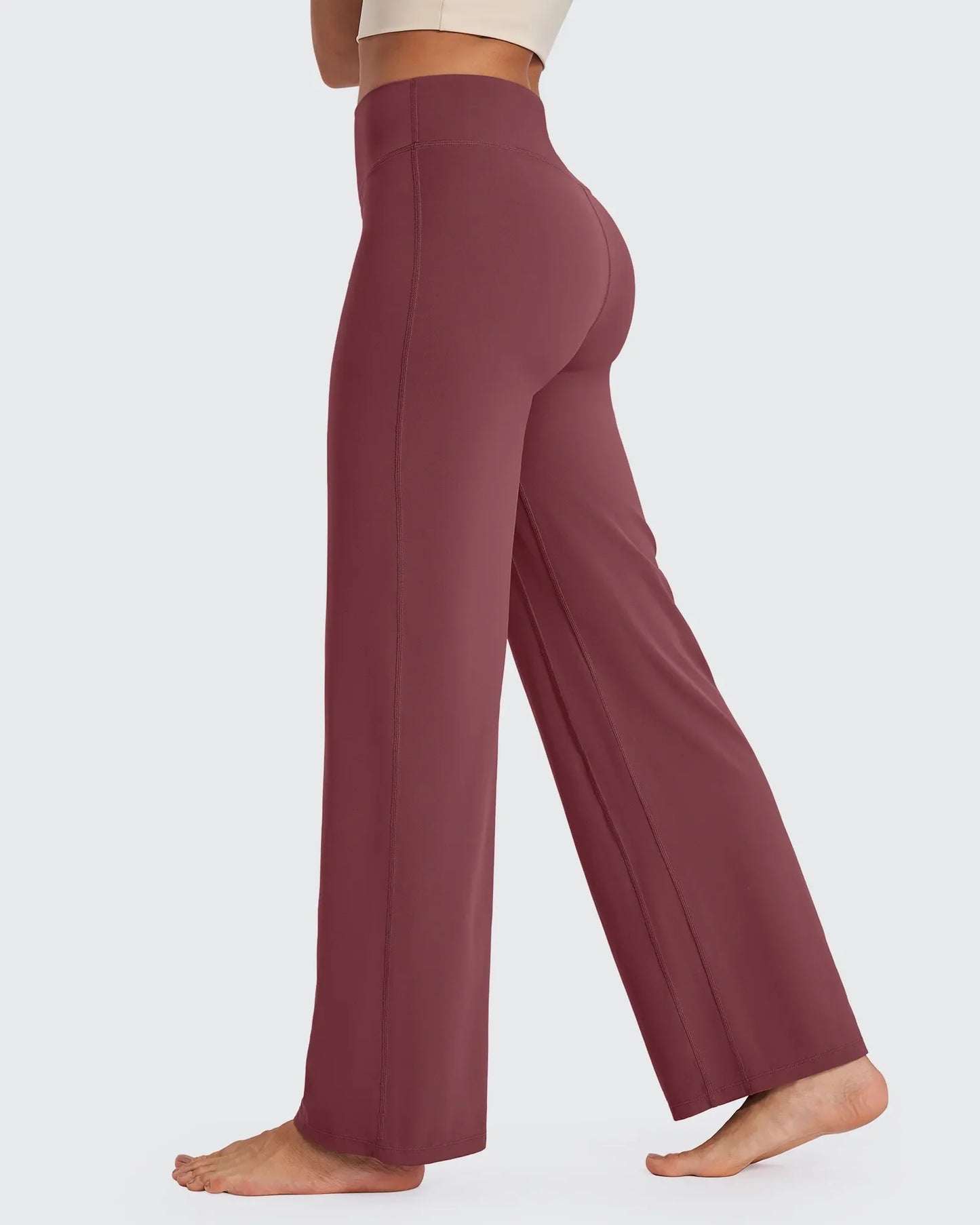 Pantalones de pernera ancha y talle alto BareFeel Tall