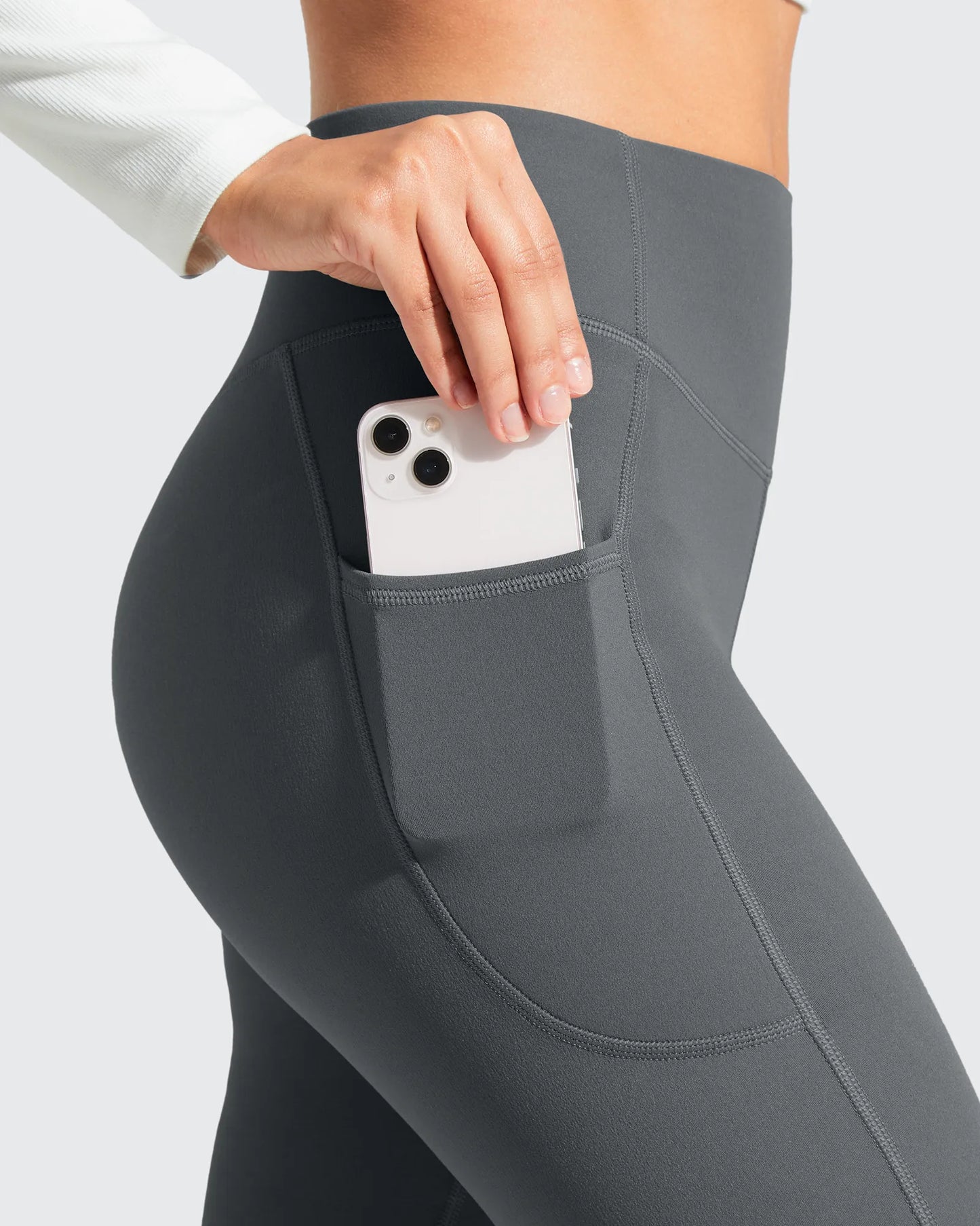 Leggings de yoga y entrenamiento Barefeel de forro polar y gran elasticidad