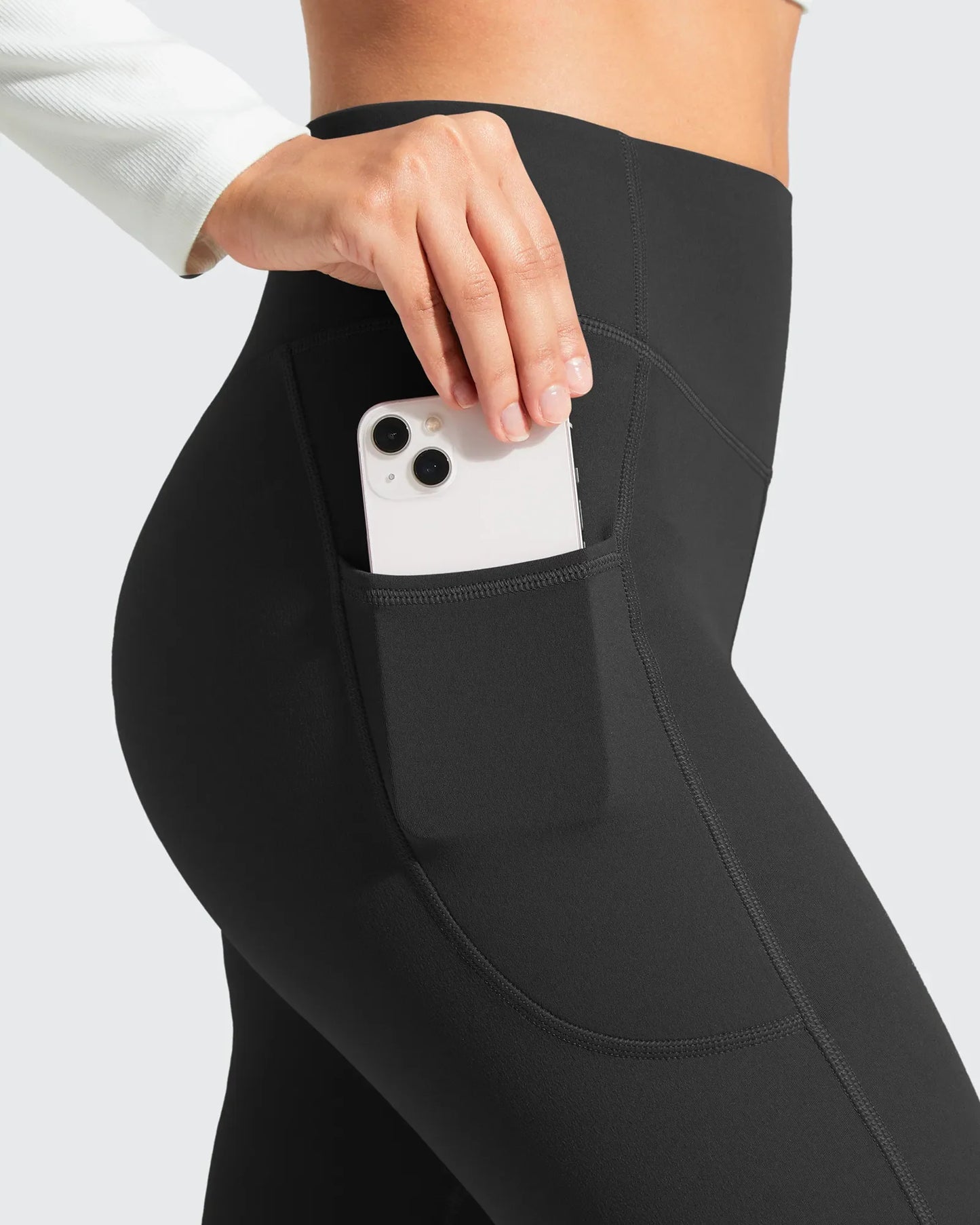 Leggings de yoga y entrenamiento Barefeel de forro polar y gran elasticidad