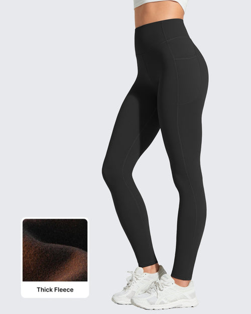 Leggings de yoga y entrenamiento Barefeel de forro polar y gran elasticidad