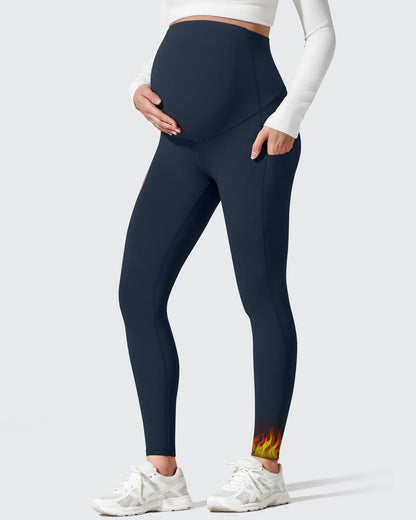 Leggings de maternidad Barefeel con forro polar
