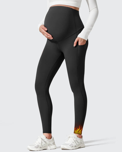 Leggings de maternidad Barefeel con forro polar