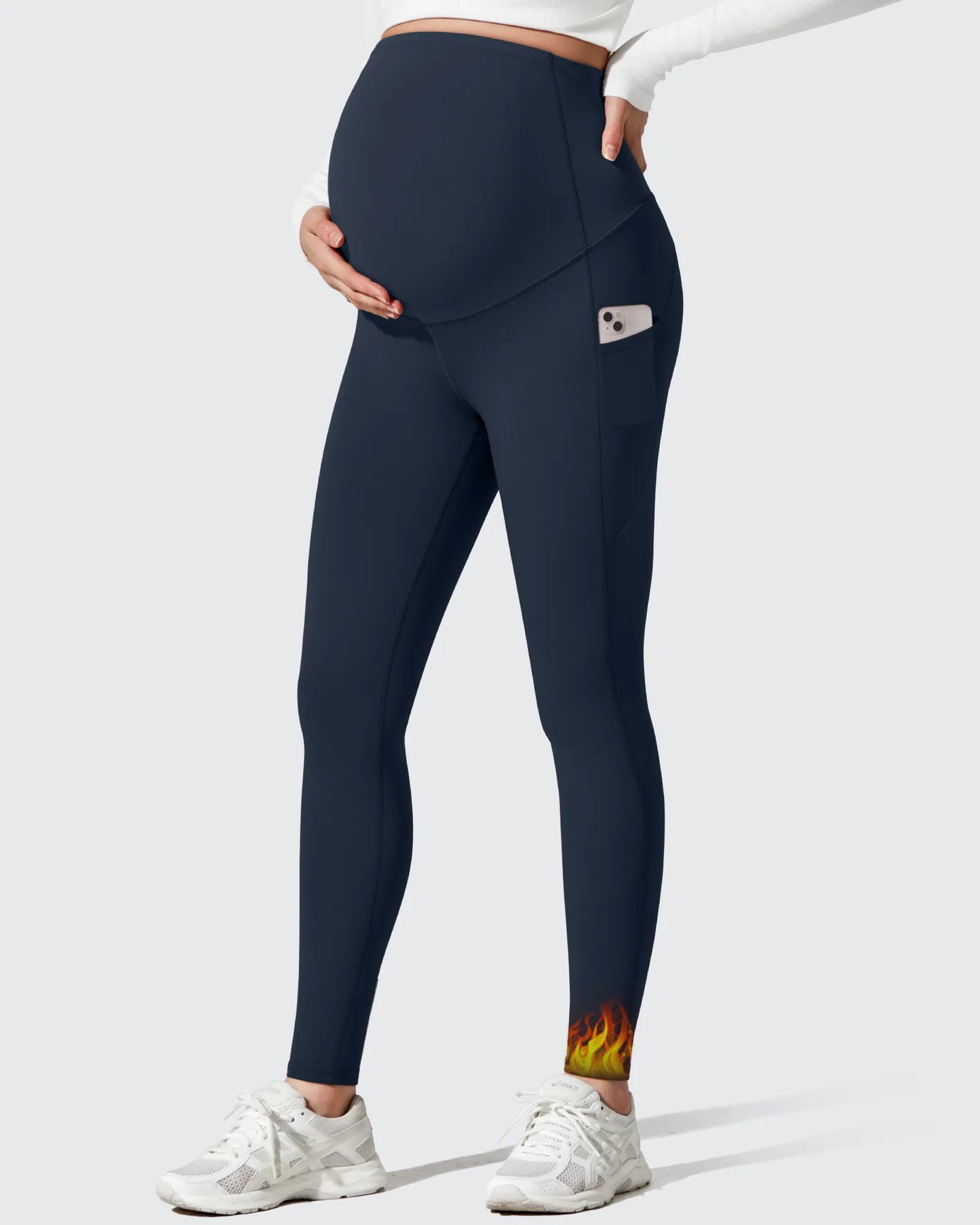 Leggings de maternidad Barefeel con forro polar