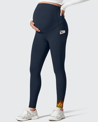 Leggings de maternidad Barefeel con forro polar